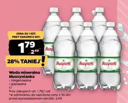 Netto Woda mineralna MUSZYNIANKA oferta