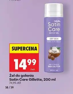 Biedronka Satin Care Gillette, 200 ml oferta
