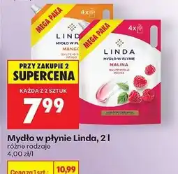 Biedronka Mydło w płynie Linda, 2 l oferta
