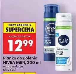Biedronka Pianka do golenia NIVEA MEN, 200 ml oferta