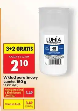 Biedronka Wkład parafinowy Lumia , 150 g oferta