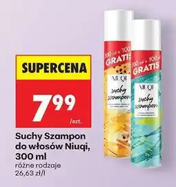 Biedronka Suchy szampon do włosów Niuqi, 300 ml oferta