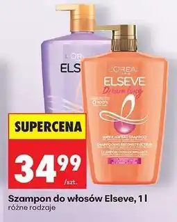 Biedronka Szampon do włosów Elseve, 1l oferta
