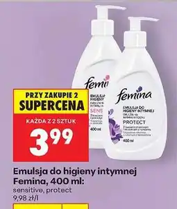 Biedronka Emulsja do higieny intymnej Femina, 400 ml oferta