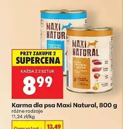 Biedronka Karma dla psa Maxi Natural, 800 g oferta