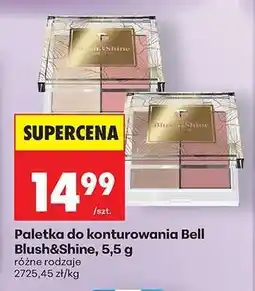 Biedronka Paletka do konturowania Bell Blush&Shine, 5,5 g oferta