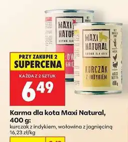 Biedronka Karma dla kota Maxi Natural, 400 g oferta