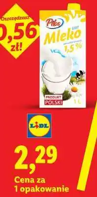 Lidl PILOS Mleko UHT 1,5% oferta