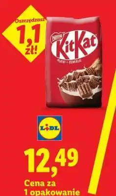 Lidl Nestlé KitKat Płatki Cereal oferta