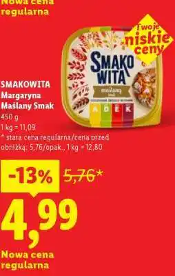Lidl SMAKOWITA Margarine oferta