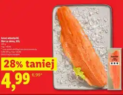 Lidl Łosoś atlantycki, filet ze skórą, XXL oferta