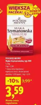 Lidl POLSKIE MŁYNY Mąka Szymanowska, typ 480 oferta