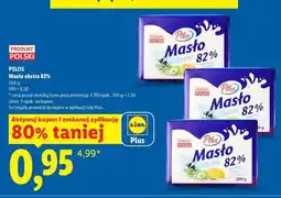 Lidl PILOS Masło ekstra 82% oferta