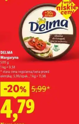 Lidl DELMA Margaryna oferta