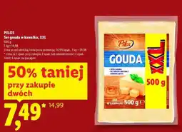 Lidl PILOS Ser gouda w kawałku, XXL oferta