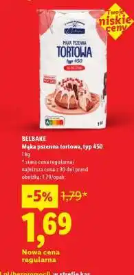Lidl BELBAKE Mąka pszenna tortowa, typ 450 oferta