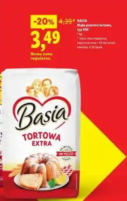 Lidl BASIA Mąka pszenna tortowa, typ 405 oferta