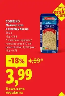 Lidl COMBINO Makaron orzo z pszenicy durum oferta