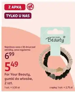 Rossmann For Your Beauty, gumki do włosów, 2 szt oferta