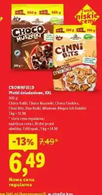 Lidl Crownfield Płatki śniadaniowe, XXL oferta