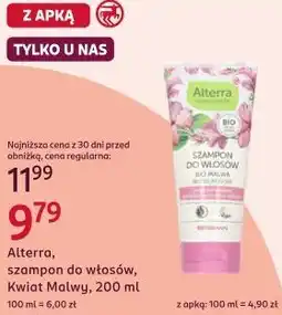 Rossmann Alterra, szampon do włosów, Kwiat Malwy oferta