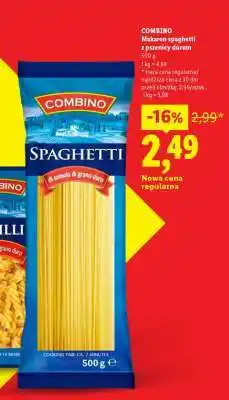 Lidl COMBINO Makaron spaghetti z pszenicy durum oferta