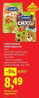 Lidl Lubella/Kubuś Płatki śniadaniowe oferta