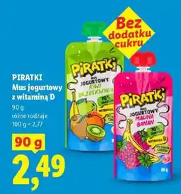 Lidl PIRATKI Mus jogurtowy z witaminą D oferta
