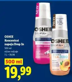Lidl OSHEE Koncentrat napoju DROP IN oferta