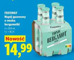 Lidl FREEWAY Napój gazowany o smaku bergamotki oferta