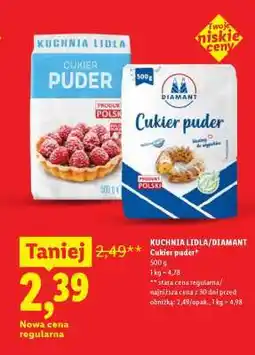 Lidl KUCHNIA LIDLA/DIAMANT Cukier puder oferta