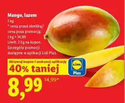 Lidl Mango, luzem oferta