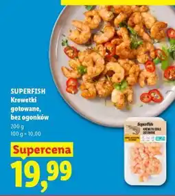 Lidl SUPERFISH Krewetki gotowane, bez ogonków oferta