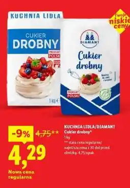 Lidl KUCHNIA LIDLA/DIAMANT Cukier drobny oferta