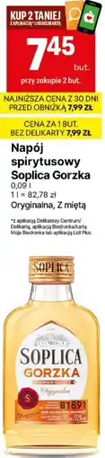 Delikatesy Centrum Napój spirytusowy Soplica Gorzka oferta
