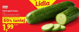 Lidl Polski ogórek zielony oferta
