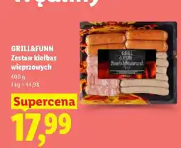 Lidl GRILL&FUNN Zestaw kiełbas wieprzowych oferta