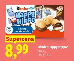 Lidl Kinder Happy Hippo oferta