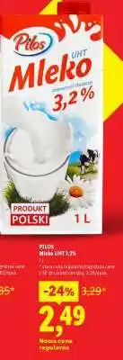 Lidl PILOS Mleko UHT 3,2% oferta