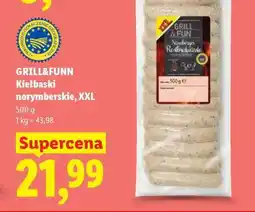 Lidl GRILL&FUNN Kiełbaski norymberskie, XXL oferta