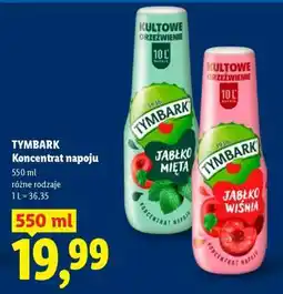 Lidl Tymbark Koncentrat napoju oferta