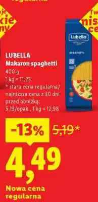 Lidl LUBELLA Makaron spaghetti oferta