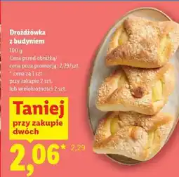 Lidl Drożdżówka z budyniem oferta