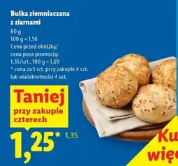 Lidl Bułka ziemniaczana z ziarnami oferta