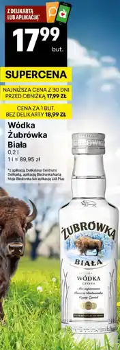 Delikatesy Centrum Wódka Żubrówka Biała oferta