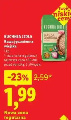 Lidl KUCHNIA LIDLA Kasza jęczmienna wiejska oferta