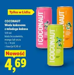 Lidl COCONAUT Woda kokosowa z młodego kokosa oferta
