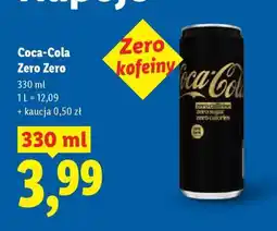 Lidl Coca-Cola Zero Zero oferta