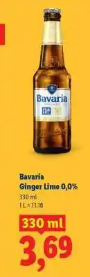 Lidl Bavaria Ginger Lime 0,0% oferta