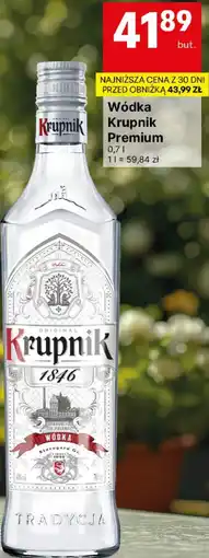 Delikatesy Centrum Wódka Krupnik Premium oferta